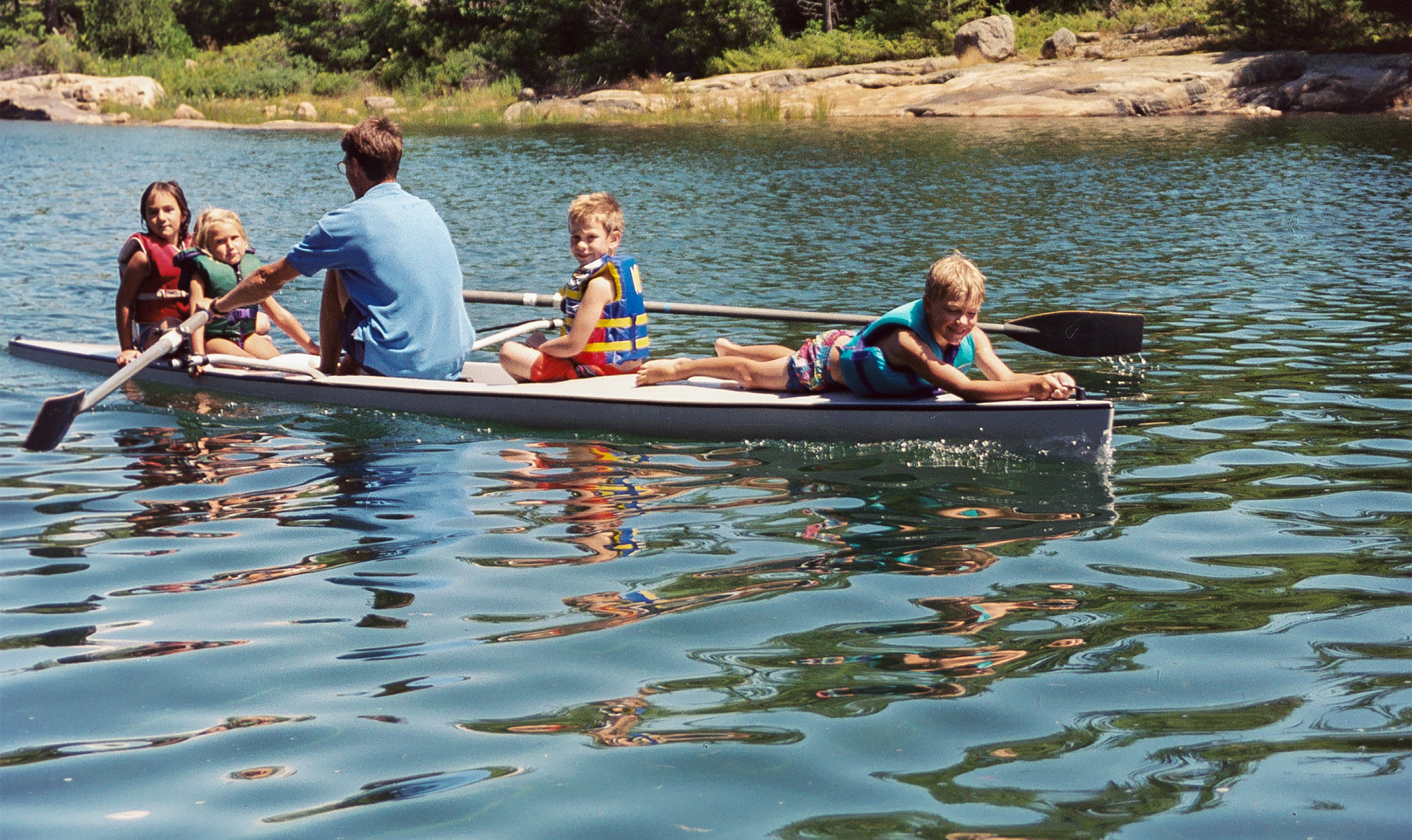 Rowing the Zephyr with Kids