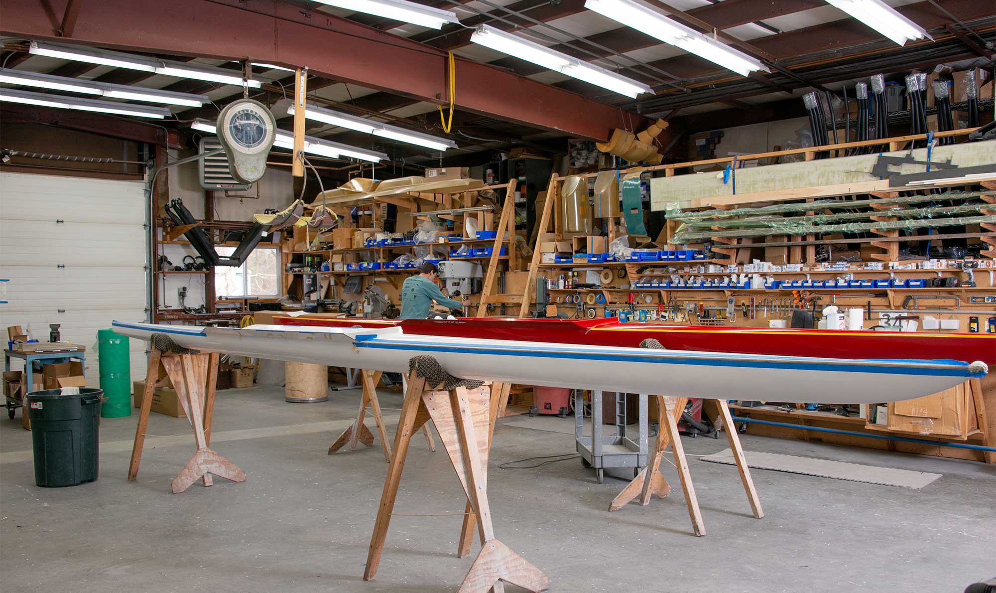 Pinot Rowing Shell Photos from the shop - Peinert Boat Works, moderately priced rowing ...